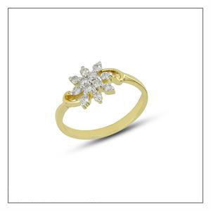 Designer Ring with Certified Diamonds In 18k Gold - LR0110R